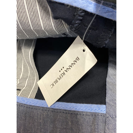 NEW Banana Republic Mason Men's Blue Tapered Chino Khaki Trousers Pants Size 35