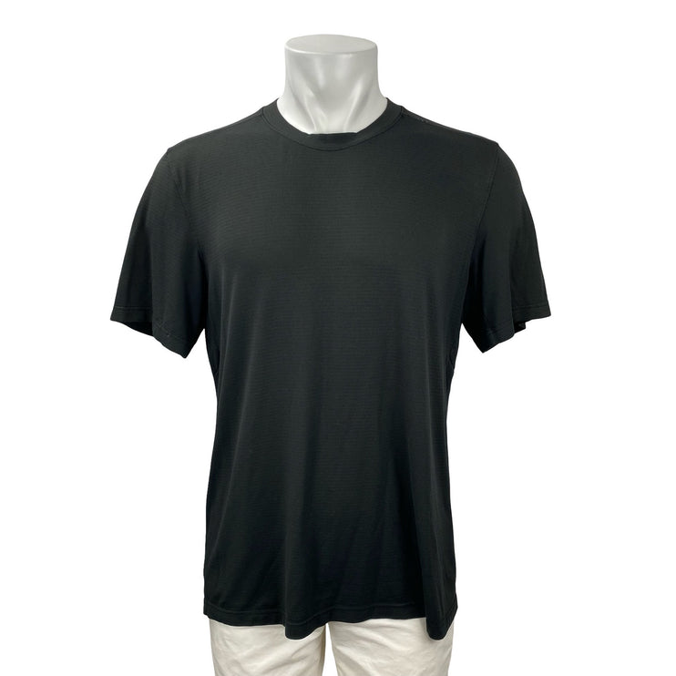 Lululemon Men's Black Short Sleeve Yoga Athletic Activewear Tee T-Shirt Top 14