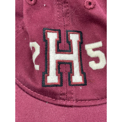 Legacy Unisex Red Harvard University Class of 2025 Dad Strapback Hat Cap OS