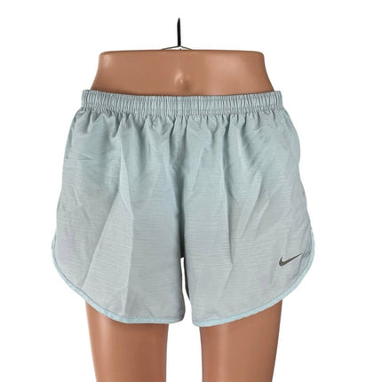 Nike Dri Fit Women's Blue High Rise Yoga Workout Athletic Running Shorts Size M