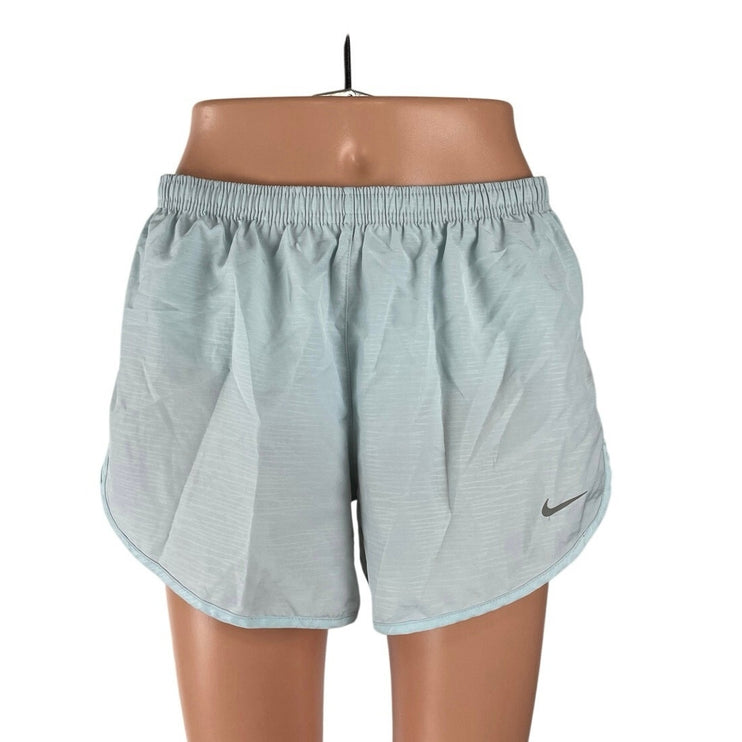 Nike Dri Fit Women's Blue High Rise Yoga Workout Athletic Running Shorts Size M