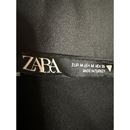 Zara Viral Black Silk Satin Sleeveless Cutout Bustier Cami Mini Slip D –  Brie