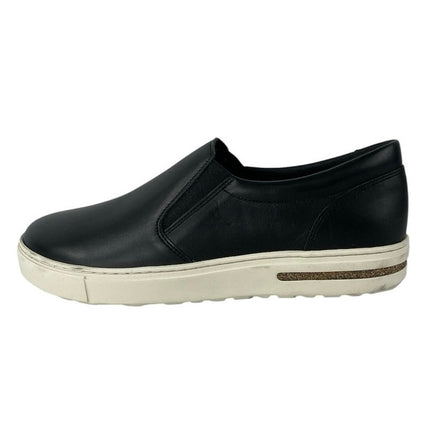 NEW Birkenstock Oswego Black Natural Leather Slip On Loafer Sneaker Shoe Size 39