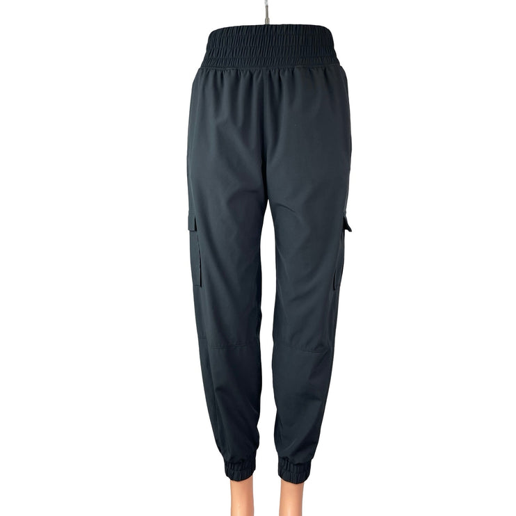 YPB Your Personal Best MotionTEK Women's Black Cargo Jogger Sweat Pants Size XS