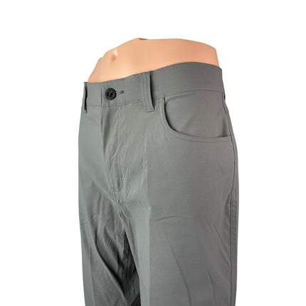 Orvis Men's Gray High Rise Chino Slacks Straight Trousers Dress Pants Size 36x30