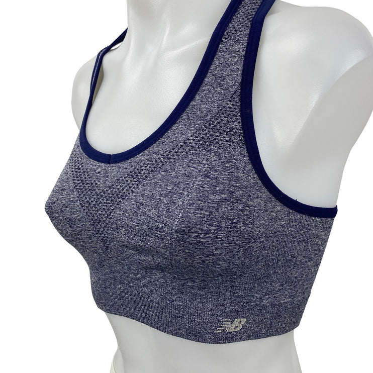 New Balance Seamless Medium Impact Gym Athletic Activewear Sports Bra Tank Top S