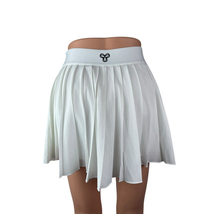 NEW Aritzia TNAction Womens White Yoga Tennis Athletic Activewear Skort Skirt XS