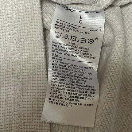Banana Republic Men's Light Gray Knit Long Sleeve Henley T Shirt Tee Top Size L