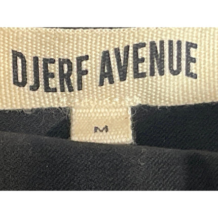 DJERF Avenue Women's Black High Waisted Mini Skater Flare A-Line Skirt Size M