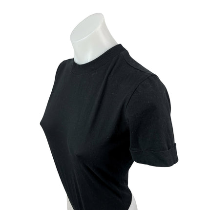 WeWoreWhat Danielle Berstein Women's Black Mock Neck T-Shirt Bodysuit Top Sz XS