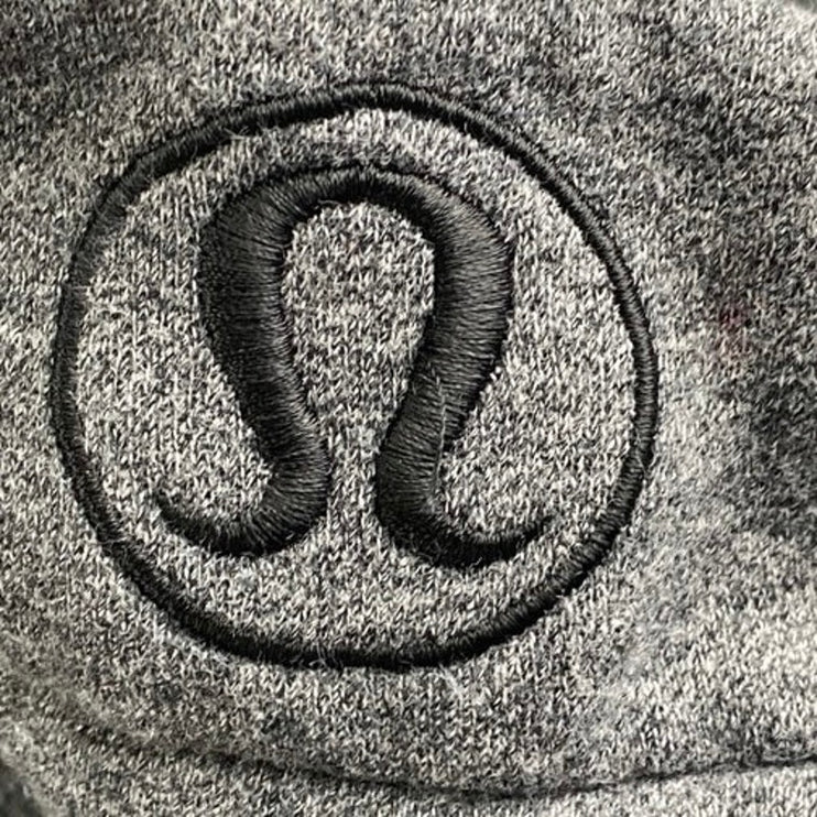 Lululemon Gray Fleece Long Sleeve Zip Up Hooded Hoodie Sweatshirt Jacket Size 6