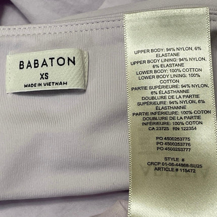 Aritzia Babaton Revive Poplin Womens Purple Sleeveless Flare Tank Midi Dress XS