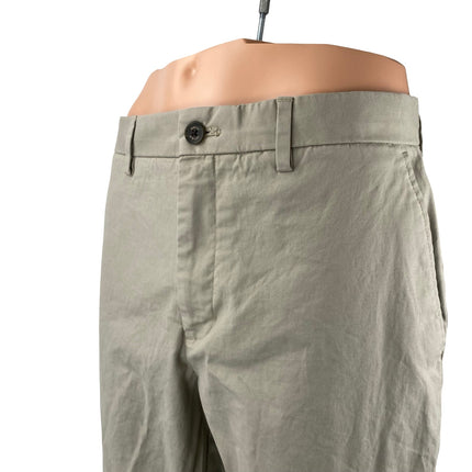 Banana Republic Mason Tapered Men's Khaki Beige Chino Trousers Pants Size 35