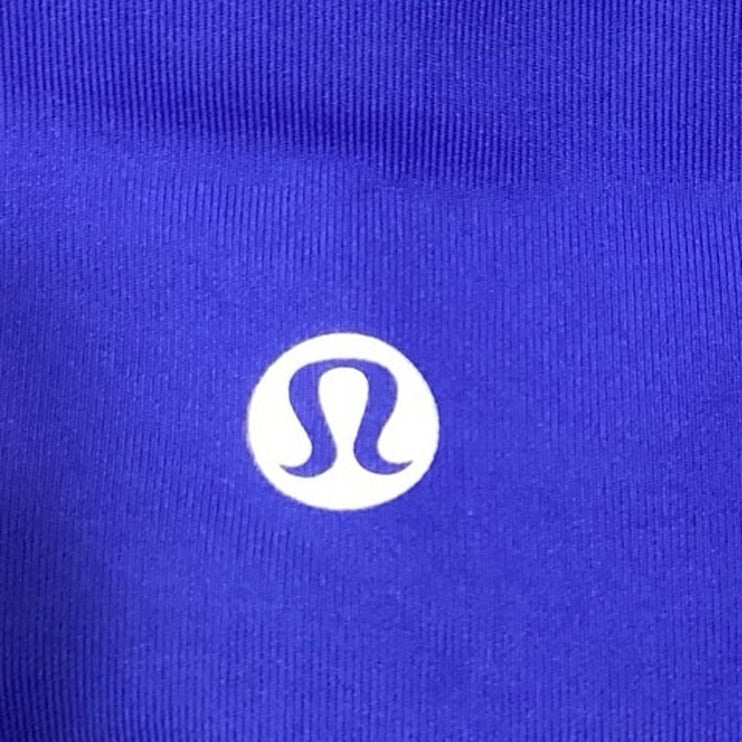 Lululemon Blue Low Rise Stretch Pull On Yoga Activewear Athletic Legging Pants S