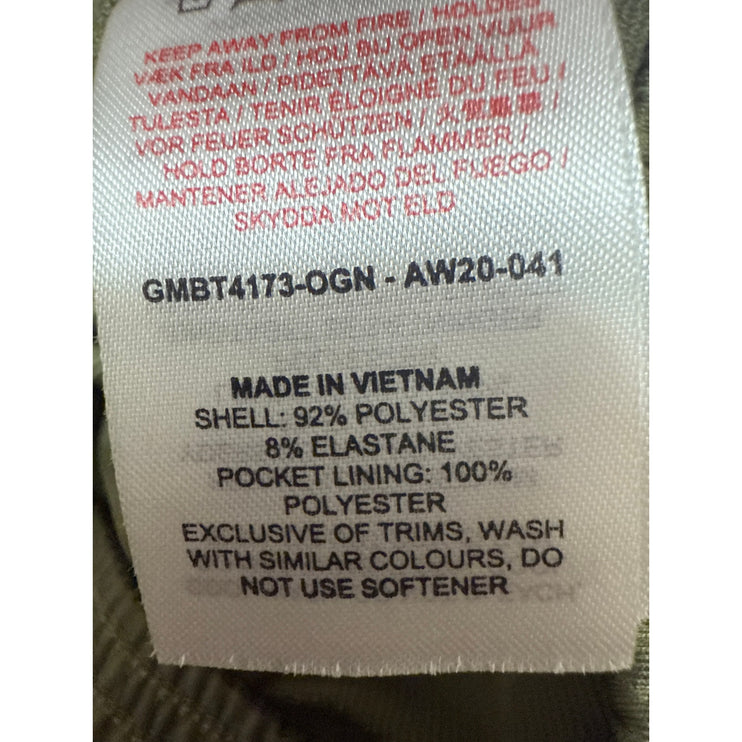 Gymshark Arrival Men's Green Elastic Waist Tapered Fitness Joggers Pants Size S