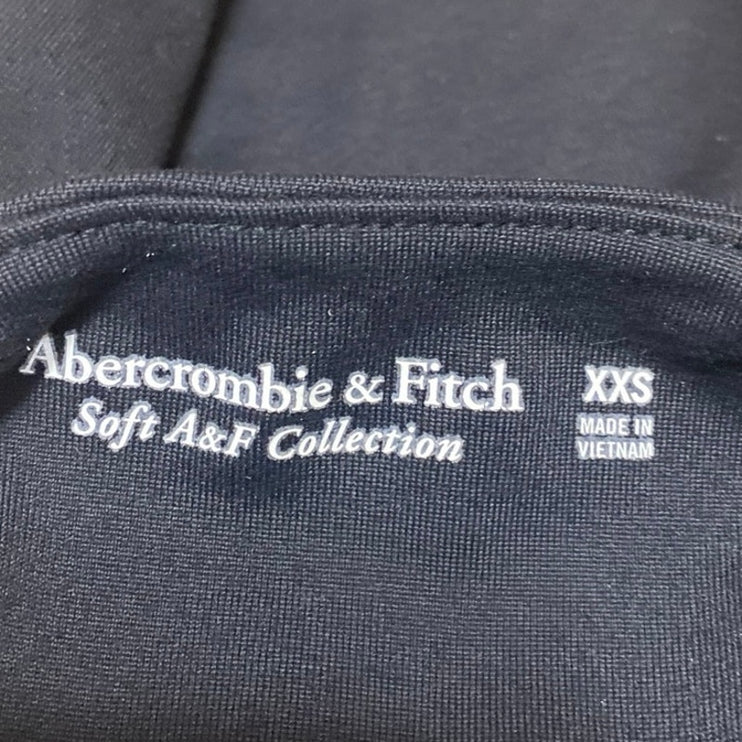 Abercrombie & Fitch Black Sleeveless Scoop Neck Cami Tank Bodysuit Top Size XXS