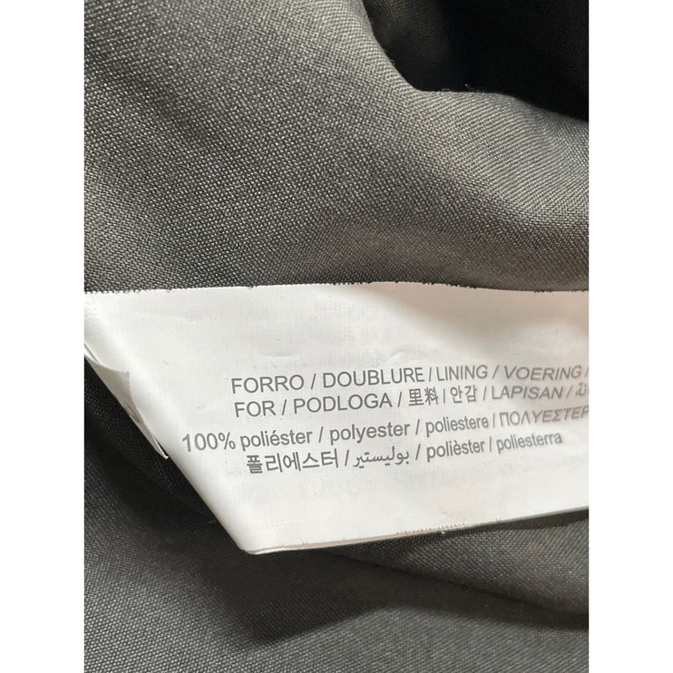 Zara Womens Dark Gray Plaid Check High Rise Office Mini Straight Pencil Skirt XS