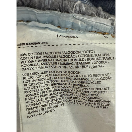 MNG Mango Women's Blue High Waisted Y2k Casual Straight Leg Denim Jeans Size 6