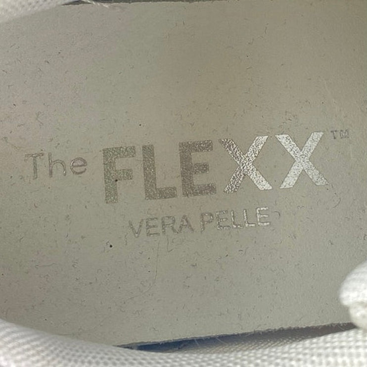 The Flexx Women's Multicolor Leather Mesh Low Top Athletic Sneakers Shoes 6.5-7