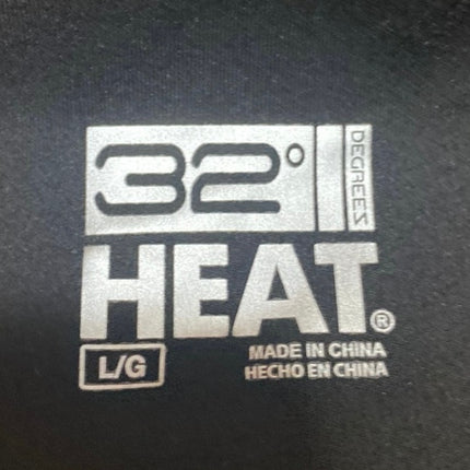 32 Degrees Heat Black High Waisted Activewear Workout Yoga Leggings Pants Size L