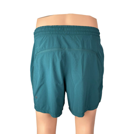 Lululemon Pace Breaker Linerless Men's Blue Workout Yoga Athletic Shorts Size M