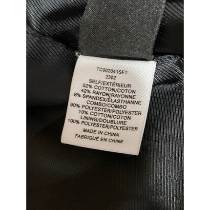 Derek Lam 10 Crosby Women's Black Long Sleeve Peacoat Blazer Suit Jacket Size 2