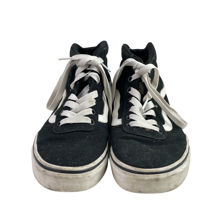 Vans Ward Women's Black Canvas Lace Up High Top Skate Sneakers Shoes Size 6
