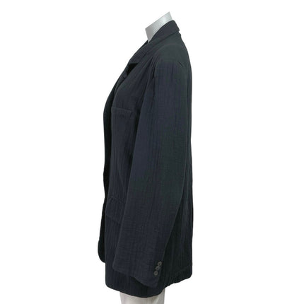 Zara Women's Black Long Sleeve Notch Lapel Pocket Blazer Coat Jacket Size S