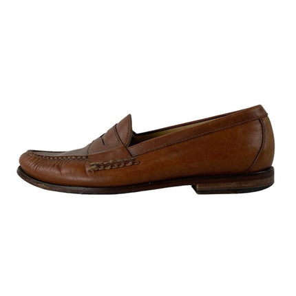 Cole Haan Pinch Grand Men's Brown Leather Flat Heel Penny Loafers Shoes Size 9