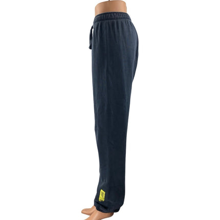 SOUL Women's Navy Blue Drawstring High Rise Athletic Jogger Sweat Pants Size S