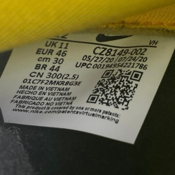 Nike Dunk High Goldenrod Men's Yellow Black Leather Basketball Sneakers Shoes 12