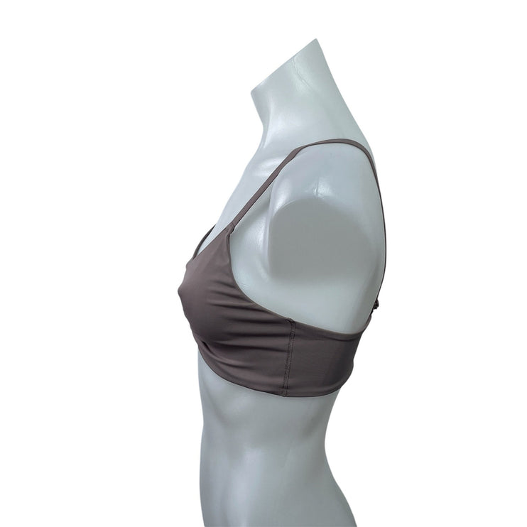 Gymshark Elevate Twist Front Green & Tan Bundle Lot of 2 Sports Bra Tank Top S