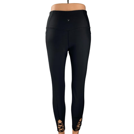 Old Navy Active Women's Black High Rise Yoga Running Athletic Leggings Pants M