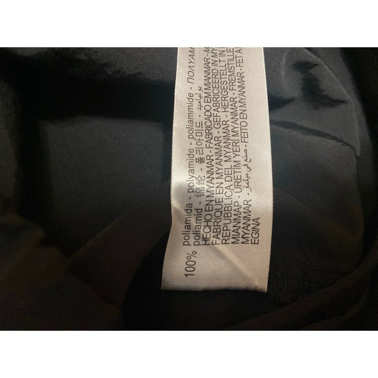 Zara Women's Black High Waisted Utility Cargo Parachute Trousers Pants Size S