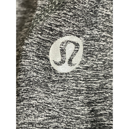 Lululemon Inspire Tight II Gray Mesh Mid Rise Yoga Athletic Leggings Pants Sz 4