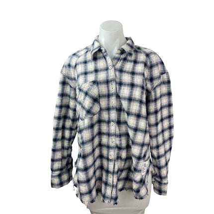 Urban Outfitters BDG Brixton Check Flannel Long Sleeve Button Down Shirt Top M