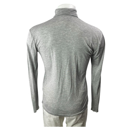Zara Men's Gray Long Sleeve Turtleneck Knit Sweatshirt Pullover Sweater Top Sz M