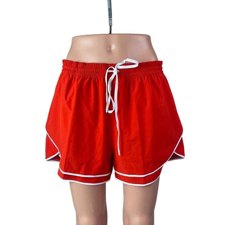 Calia Carrie Underwood Women's Coral High Rise Relaxed Mini Lounge Shorts Size M