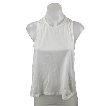 YPB Your Personal Best Women White Racerback Workout Athletic Tank Top Size M