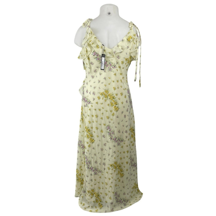 NEW Steve Madden Adalina Floral Ruffle Sleeveless Summer Maxi Tank Slip Dress XL