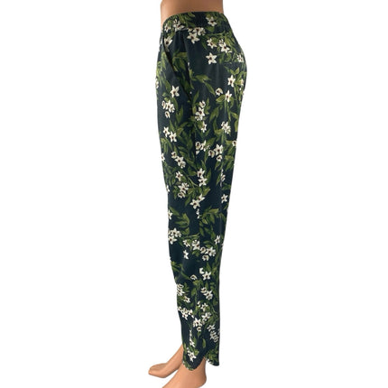 Marine Layer Women's Multicolor Floral Elastic Waist Pull On Trousers Pants Sz S