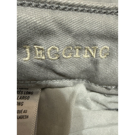 American Eagle Womens Gray Distressed Stretch Skinny Jegging Denim Jeans Size 14