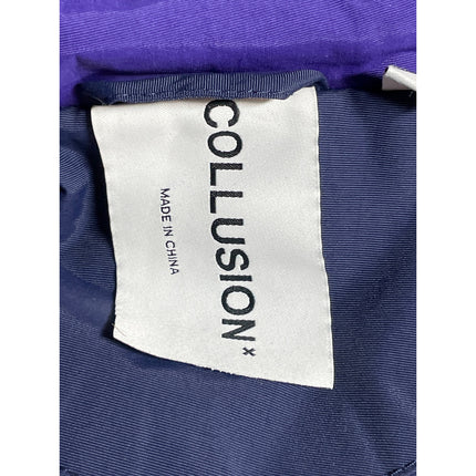 Collusion Men's Purple Colorblock Long Sleeve Parka Snow Ski Jacket Size XXS