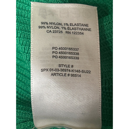 Aritzia Babaton Green Ribbed Knit Halter Sculpt Sleeveless Crop Top Size XS