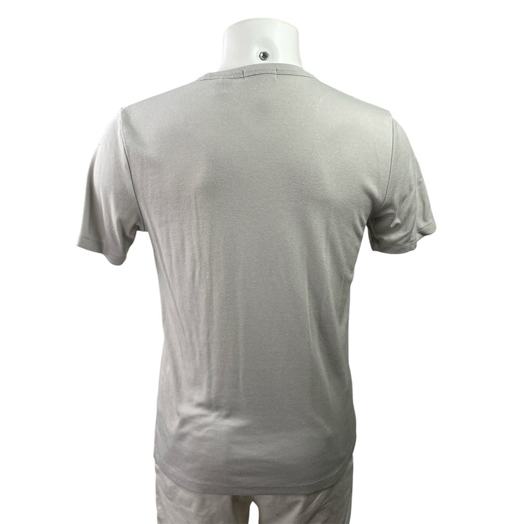 Theory Men's Gray Short Sleeve Crew Neck Basic Casual T Shirt Tee Top Size S
