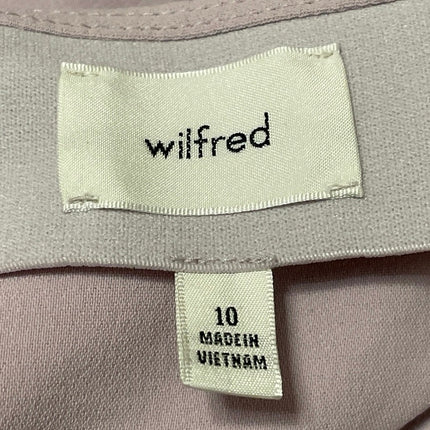 Aritzia Wilfred Lilac Purple Sleeveless Square Neck Fit & Flare Mini Dress 10