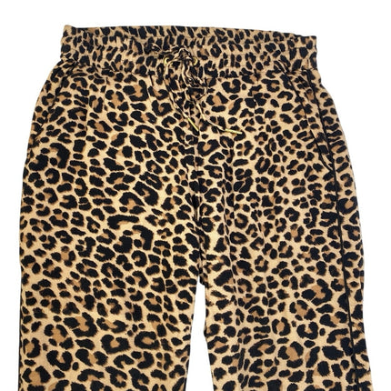 Zadig & Voltaire Kids Girls Leopard Animal Print Flared Bootcut Pants 34 US XS