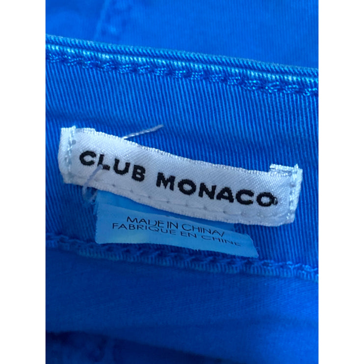 Club Monaco Womens Blue Mid Rise Straight Skinny Leg Denim Jeans Pants Size 10