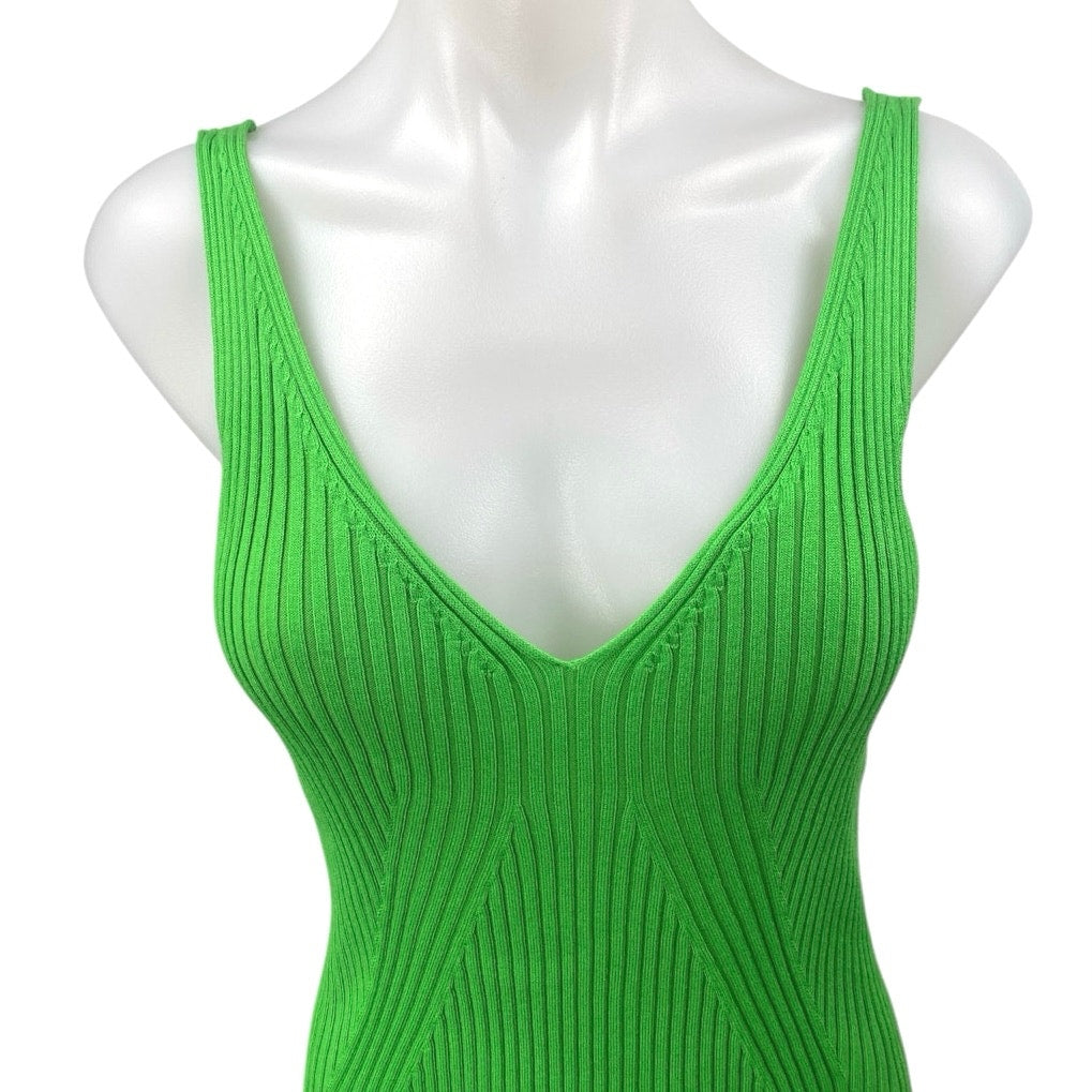 green h&m bodycon dress Green Printed Georgette Maxi Dress main image 0