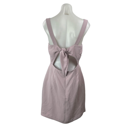 Aritzia Wilfred Lilac Purple Sleeveless Square Neck Fit & Flare Mini Dress 10